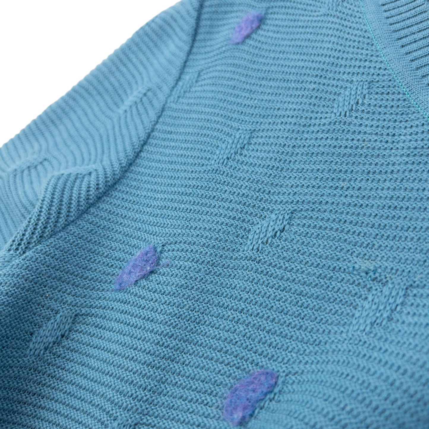 Vintage 80s Issey Miyake Wool Knit Jumper Womens Size M | Medium, Blue