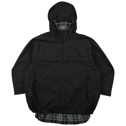 Vintage 2000s Burberry Nova Check Reversible Packable Jacket Size L | Large, Black