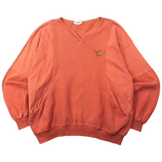 Vintage 80s Giorgio Armani Jumper Size S | Small, Orange