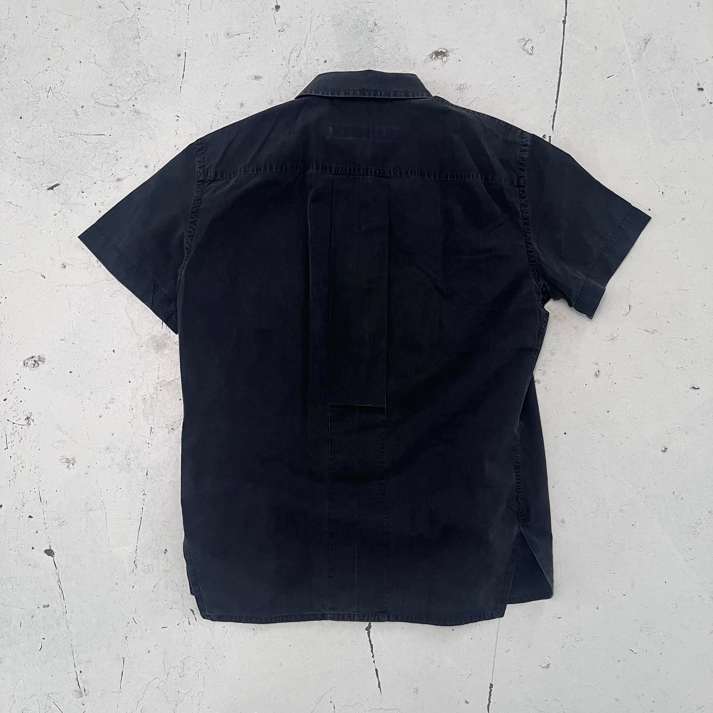 1990s dirk bikkembergs white label shirt | Black, White
