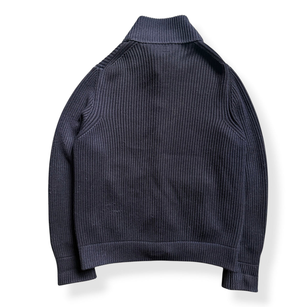 FW2006 CP Company 2in1 Knitted Jumper (L) | Large, Navy