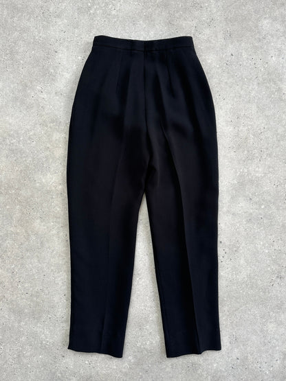 Italian Vintage Straight Leg High Waisted Trousers - W24