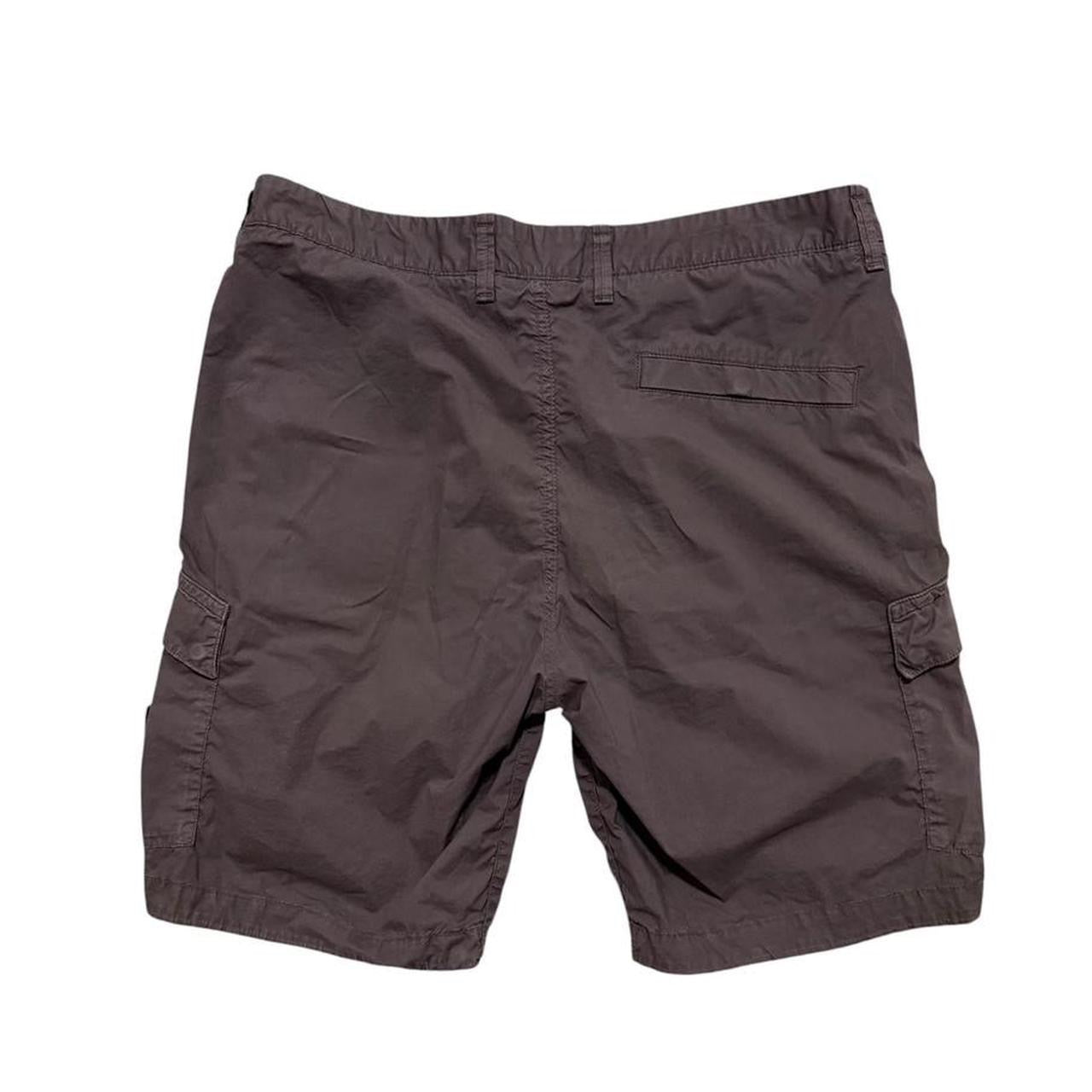 Stone Island Canvas Shorts | W34, Dark Grey