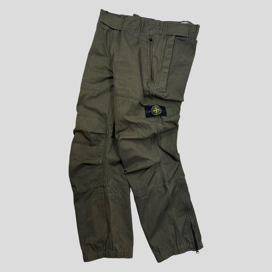 Stone Island 2005 Baggy Parachute Cargo Trousers - IT52 - Known Source