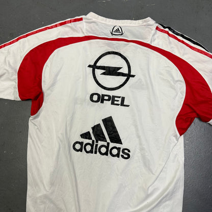 Adidas 2005/06 AC Milan Training Long sleeve Shirt In White & Red ( L )