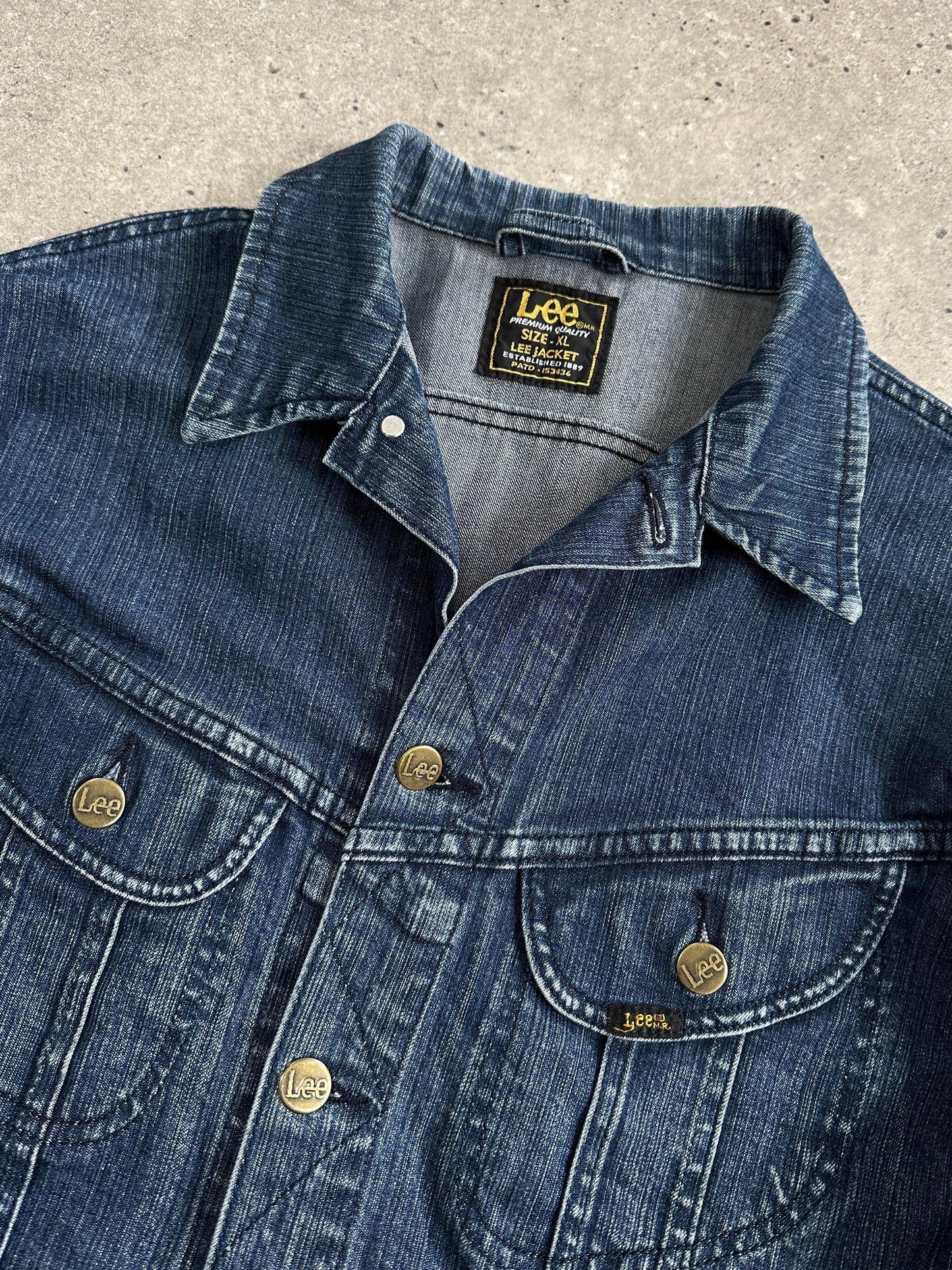 Lee Cotton Fitted Denim Jacket - M - Known Source