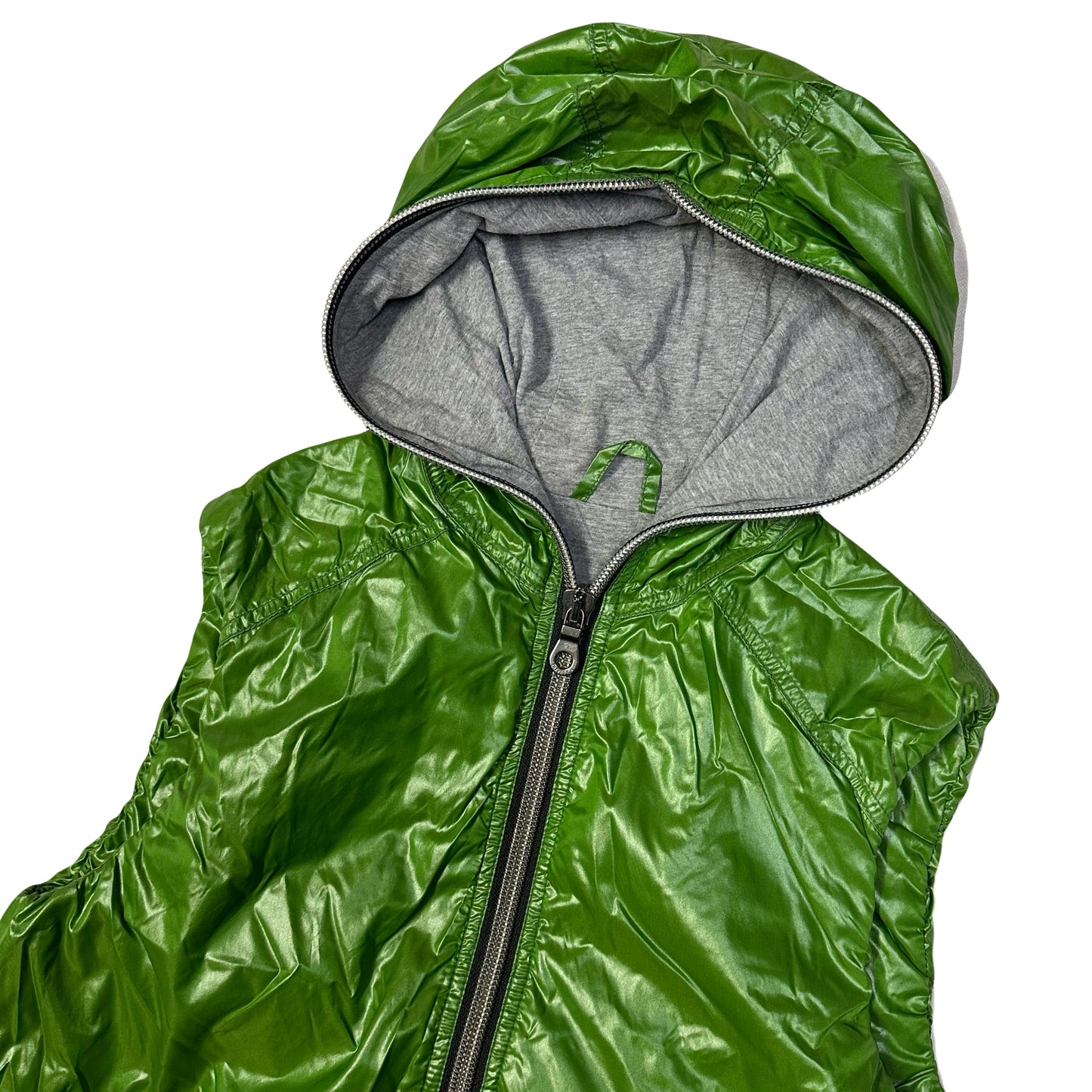 Duvetica Hooded Gilet In Green ( S )