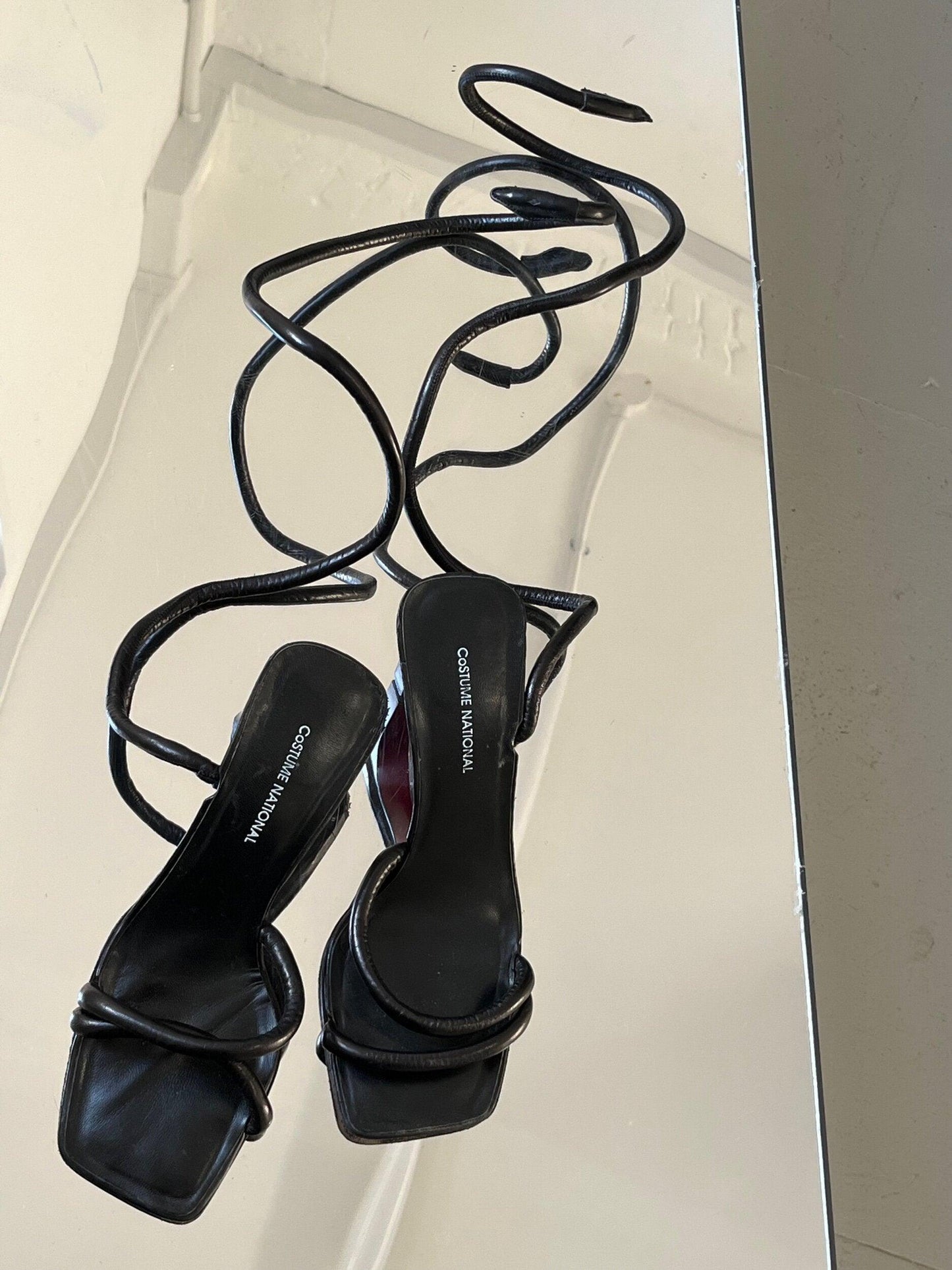 CoSTUME NATIONAL wrap along heels - Known Source
