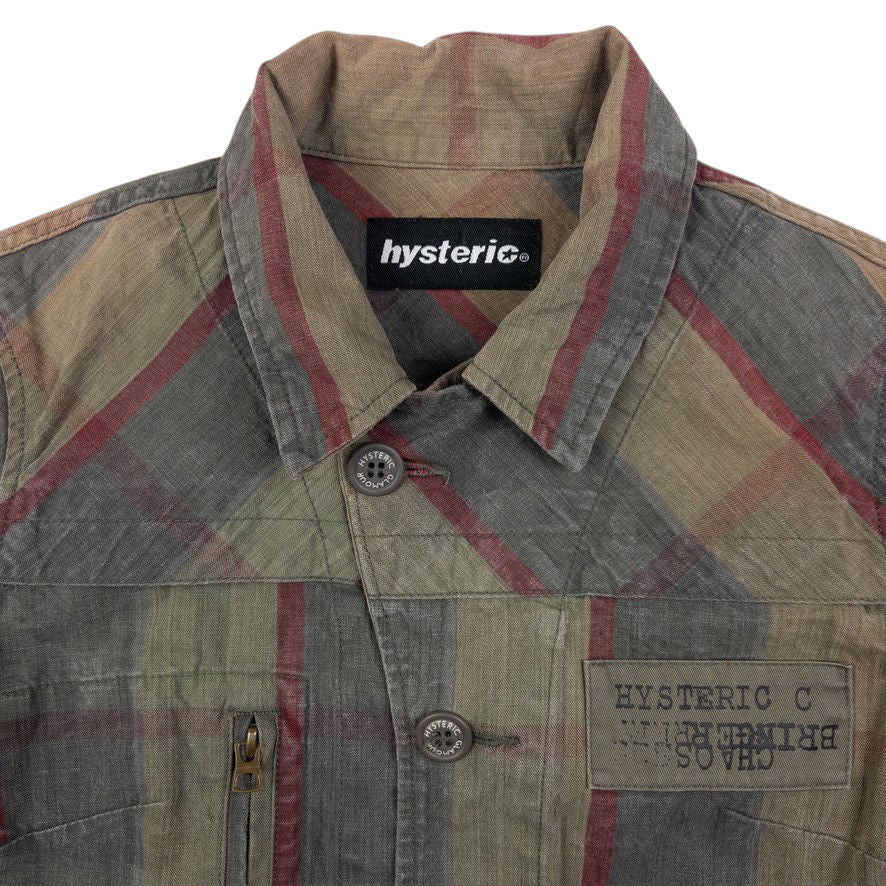 Vintage Hysteric Glamour Checkered Button Up Jacket Size S