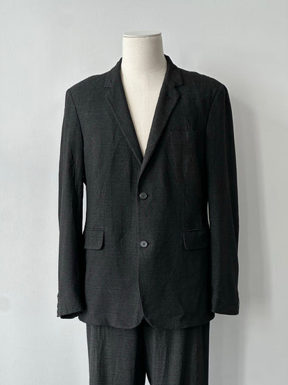 Vintage 2000s High Neck Single Breasted Suit - 42R/W36