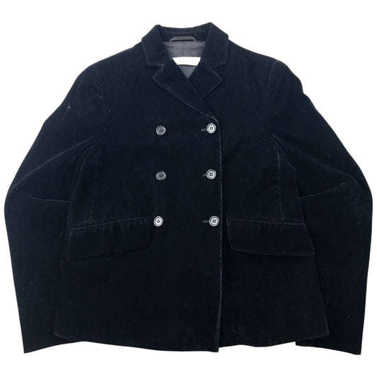 Vintage 2000 Miu Miu Corduroy Button Up Jacket Womens Size S | Small, Black