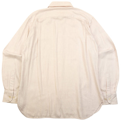 Vintage 2000s Yohji Yamamoto A.A.R Long Sleeve Button Up Shirt Size M | Medium, Pink