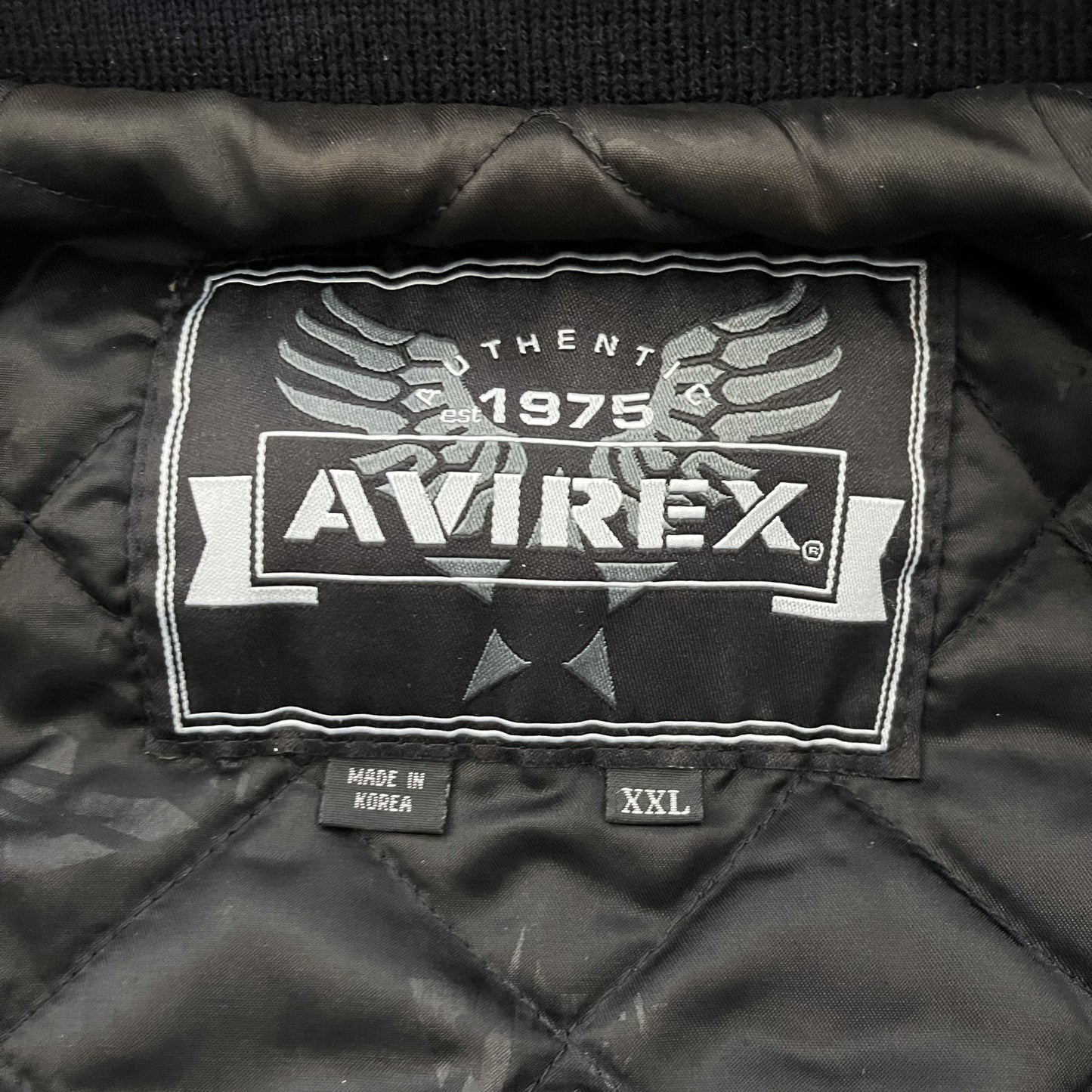 Avirex Senatobia Choctaws Leather Varsity Jacket - XXL