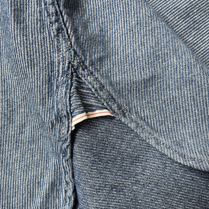 Evisu Script Denim Long Sleeve Shirt - L