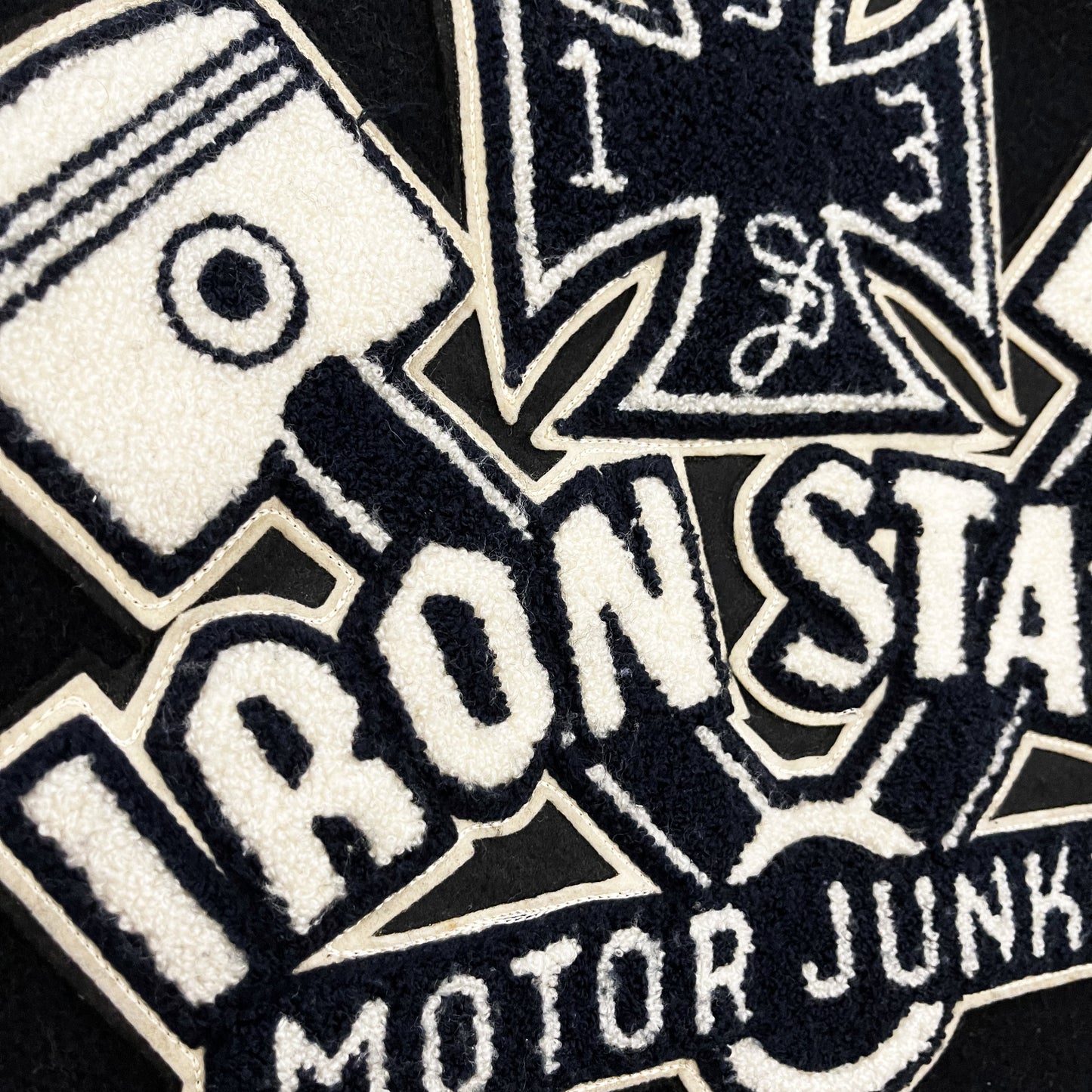 Style Eyes 'Iron Stars' Varsity Jacket - L