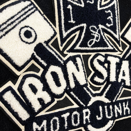 Style Eyes 'Iron Stars' Varsity Jacket - L