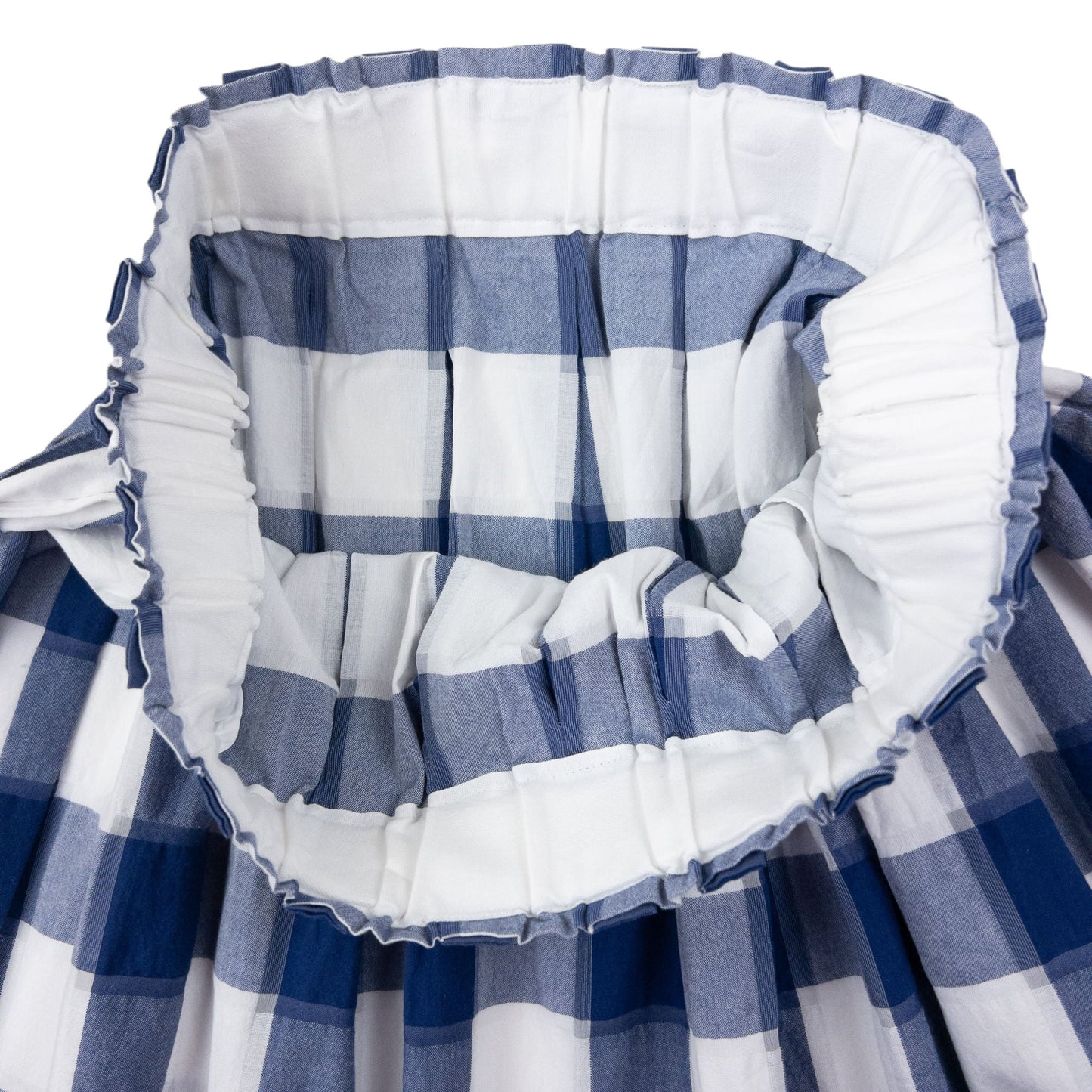 Vintage Yohji Yamamoto Pleated Checkered Skirt Womens Size W32