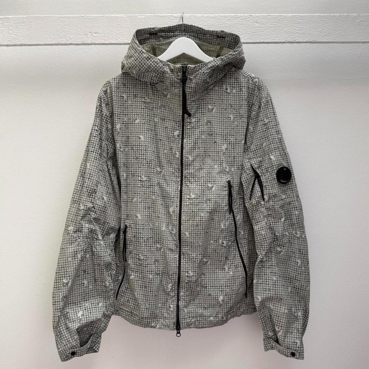 CP Company Grid Camo Lens Jacket (L) | Large, Camo