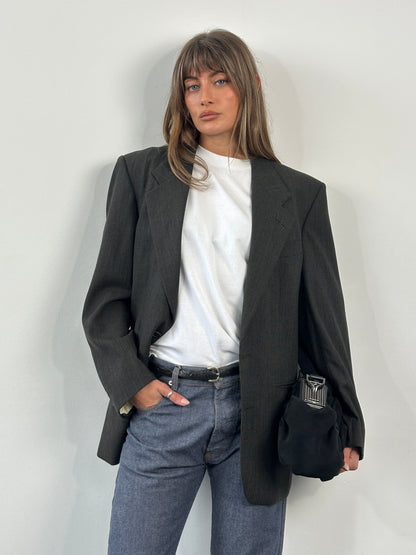 Yves Saint Laurent 1990s Pure Wool Single Breasted Blazer - 40R/M