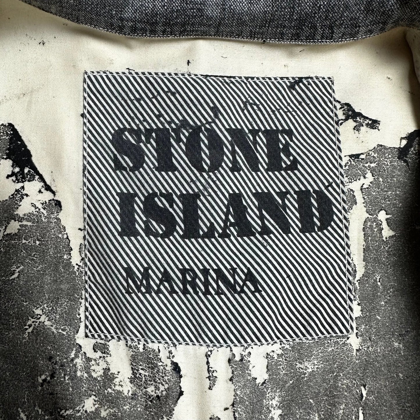 S/S 1985 Light Grey Raso Gommato Marina Rain Coat