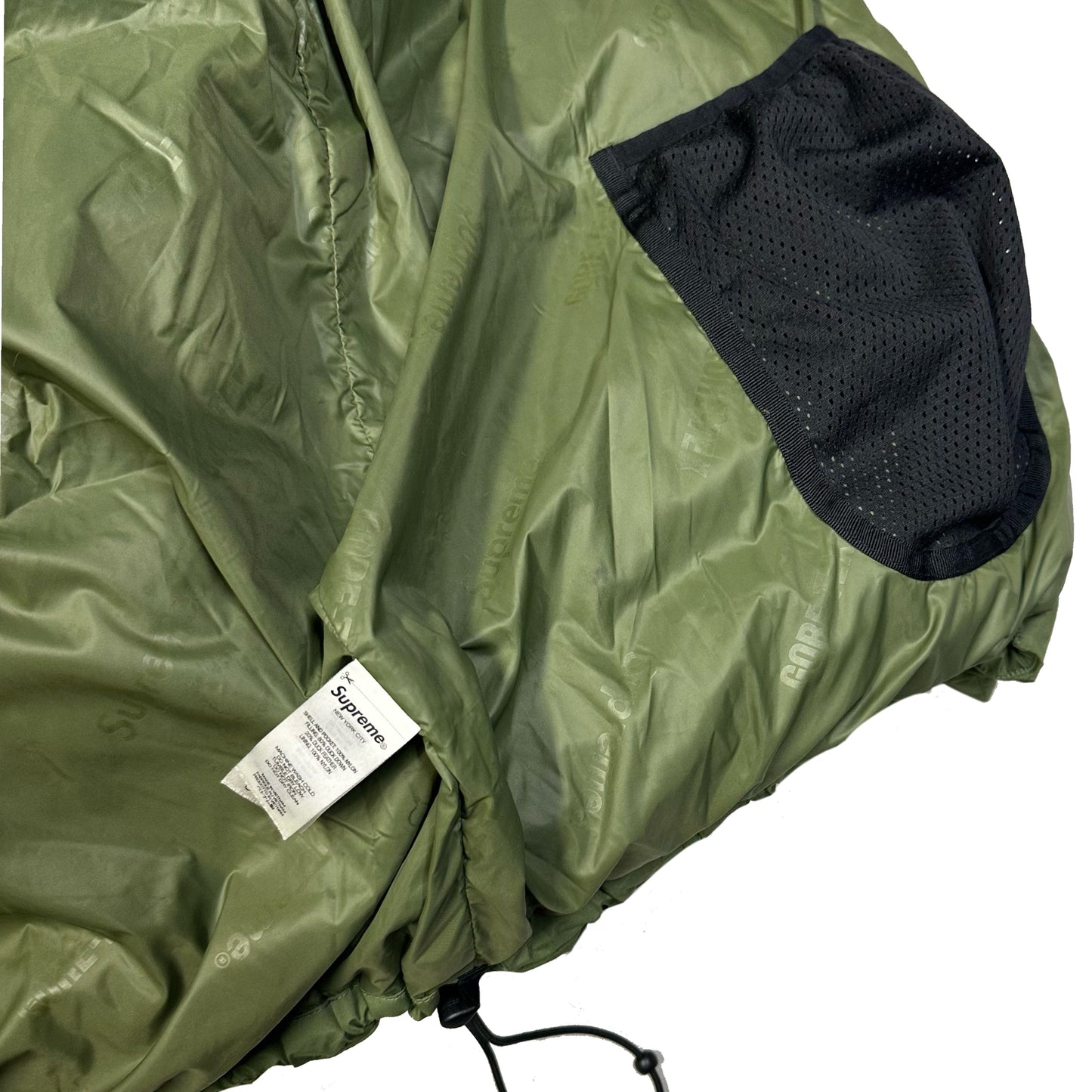 Supreme Gore-Tex Down Puffer Jacket In Olive Green ( L )