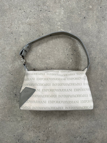 Emporio Armani 2000s Monogram Baguette Shoulder Bag