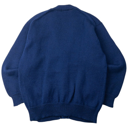 Vintage 90s Yohji Yamamoto Knit Cardigan Size M | Medium, Navy