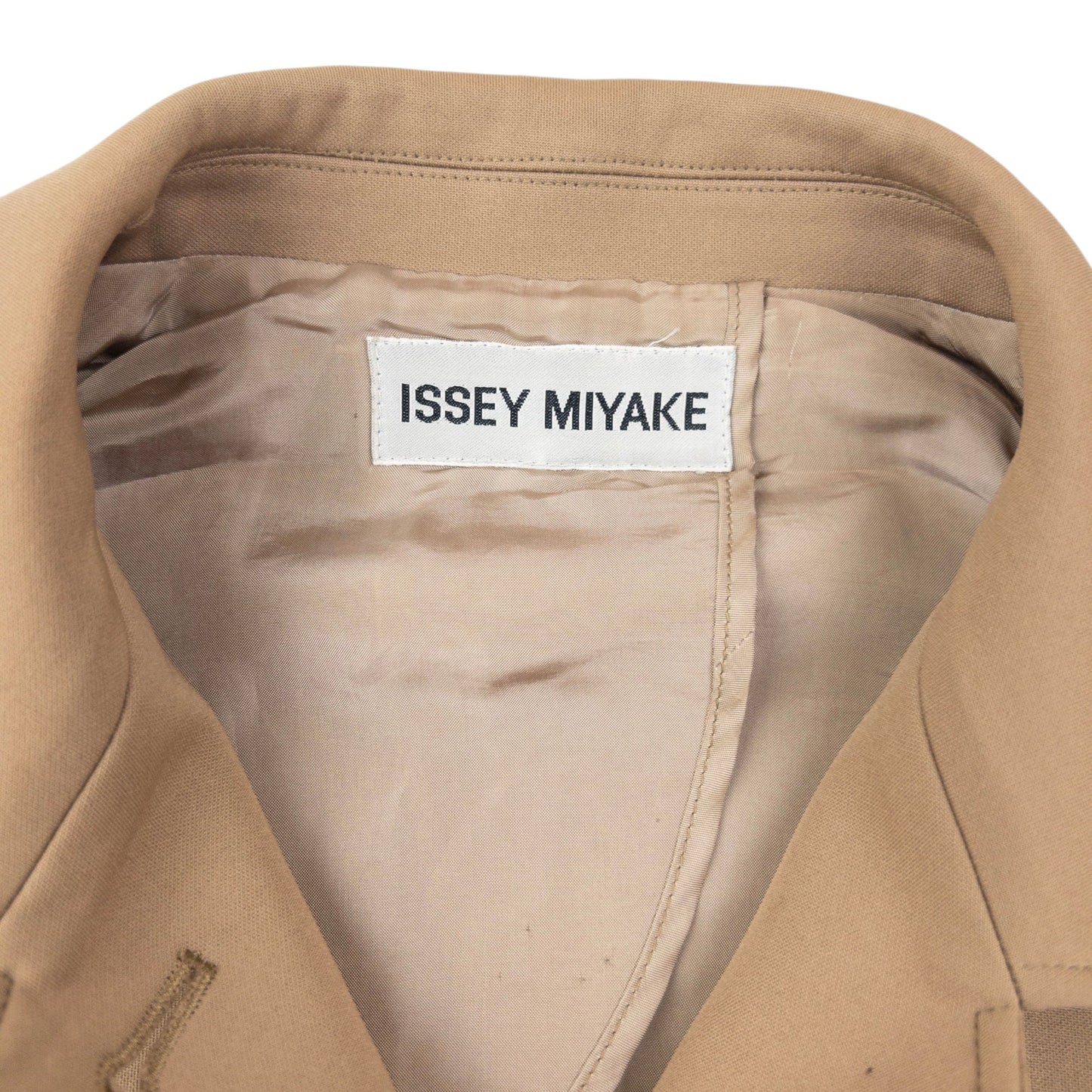 Vintage 2000s Issey Miyake Button Up Jacket Womens Size L | Large, Beige