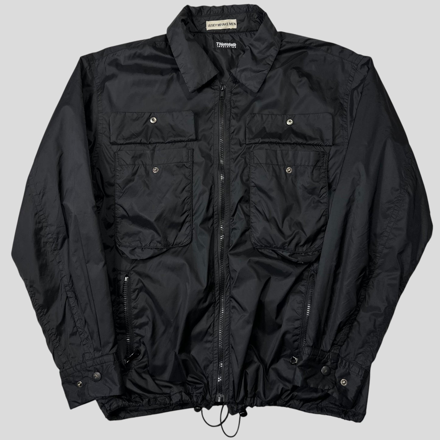 Issey Miyake AW00 Thinsulate Multipocket Nylon Parachute Jacket - M | Default Title, Black