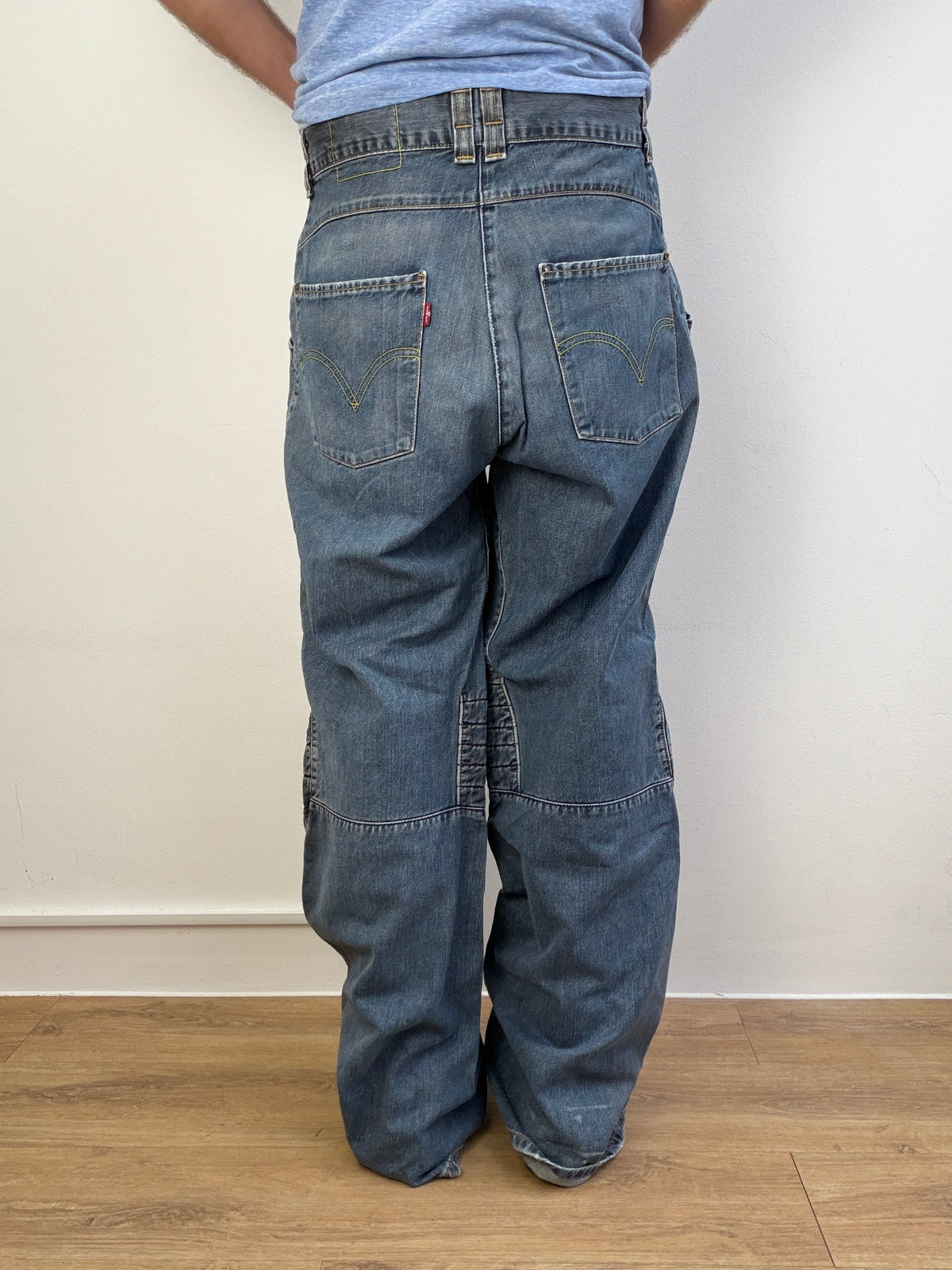 Levi's Engineered Panelled Jeans | W36, Red