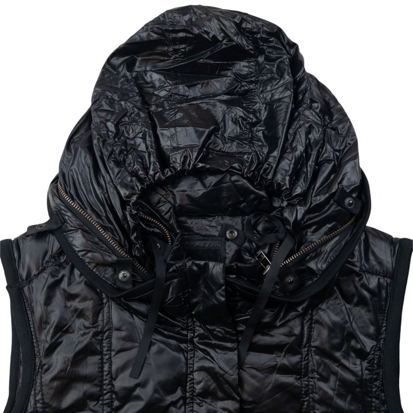 Vintage 2000s Marithe + Francois Girbaud Padded Gilet Size S | Small, Black