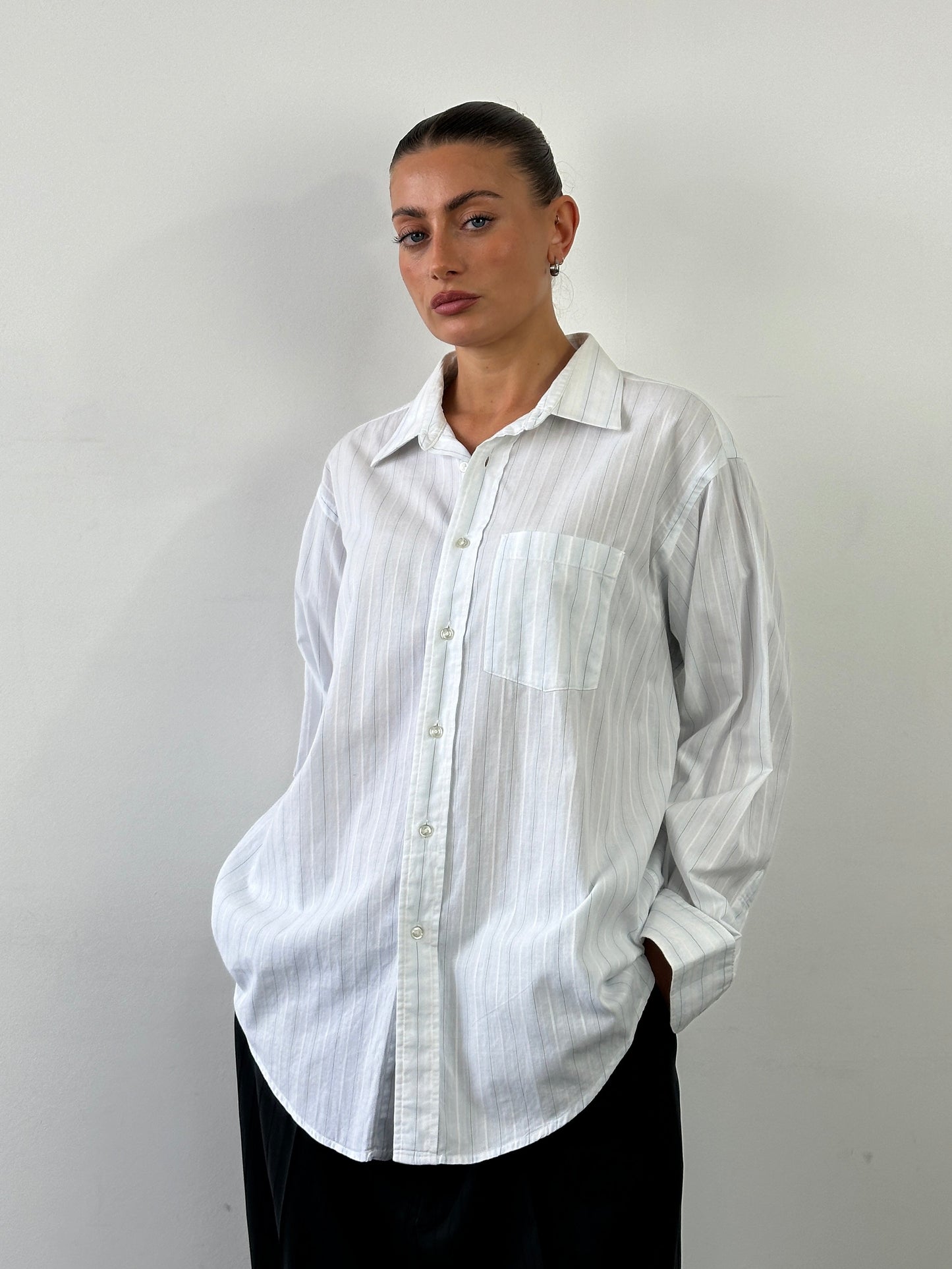 Christian Dior Monsieur Stripe Pure Cotton Shirt - XL