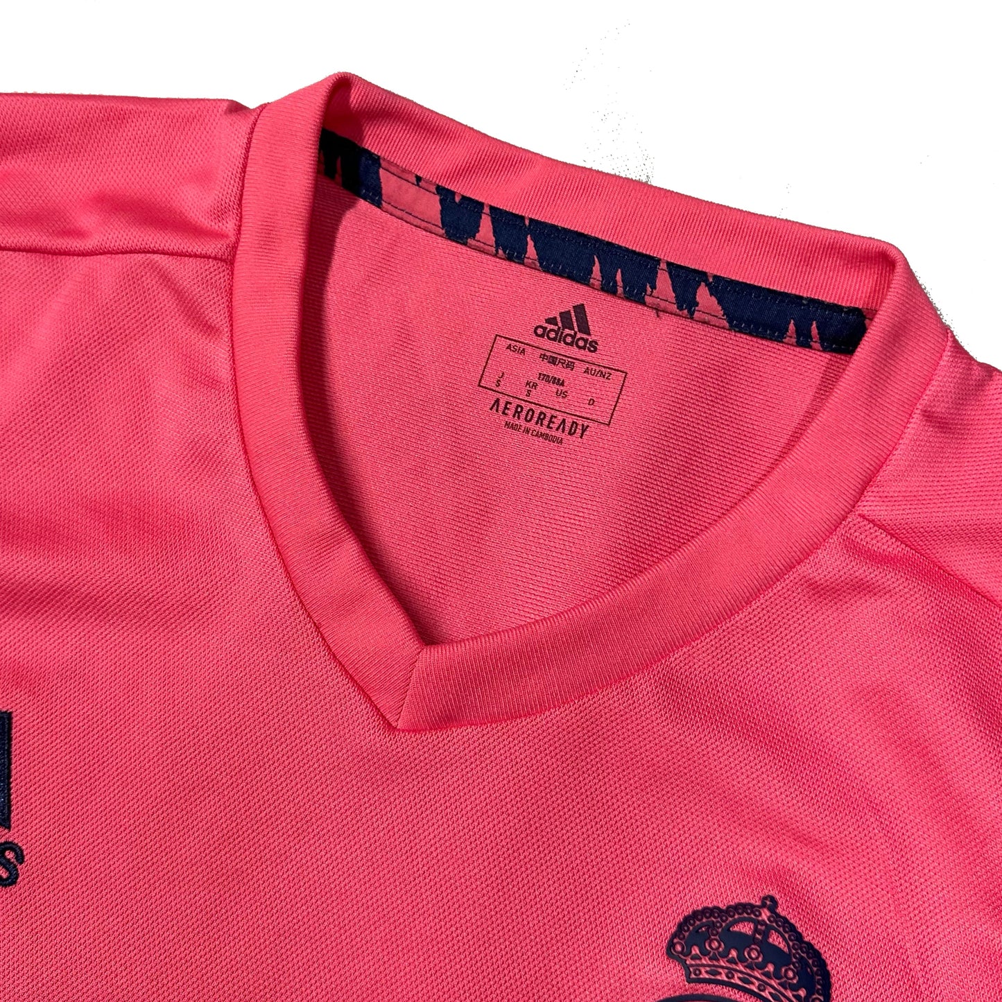 Adidas Real Madrid 2020/21 Shirt In Pink ( S )