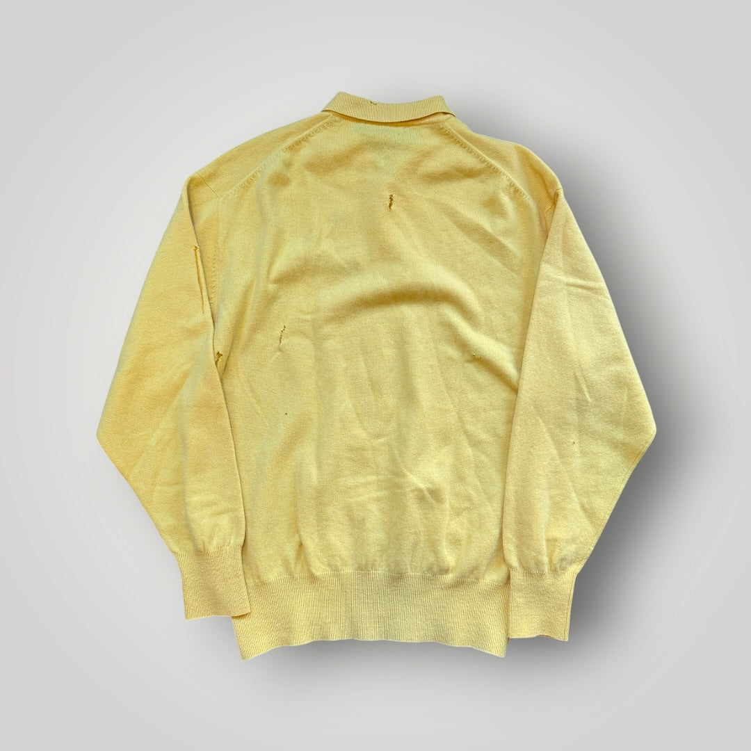 Comme des Garçons Homme AW/1990 Wool Knit Polo L | O/S, Tan