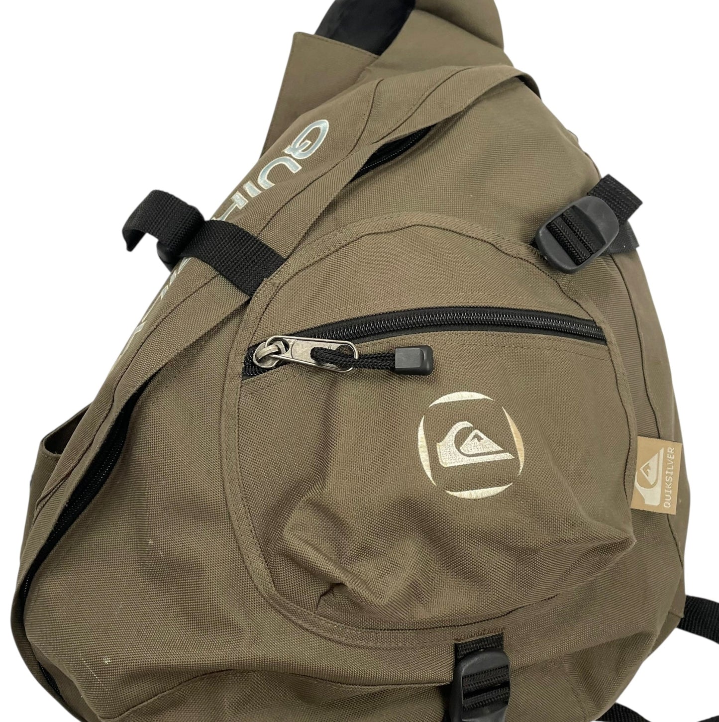 Vintage Quiksilver Tri Harness Bag | O/S, Silver
