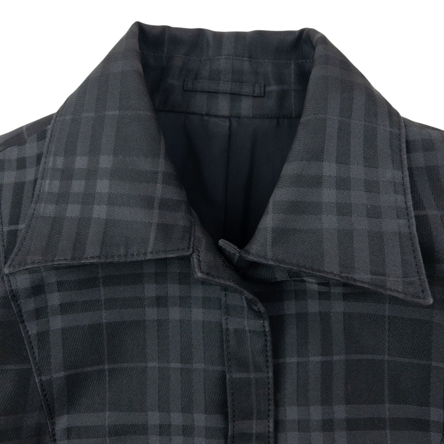 Vintage Burberry Nova Check Button Up Jacket Womens Size M | Medium, Black