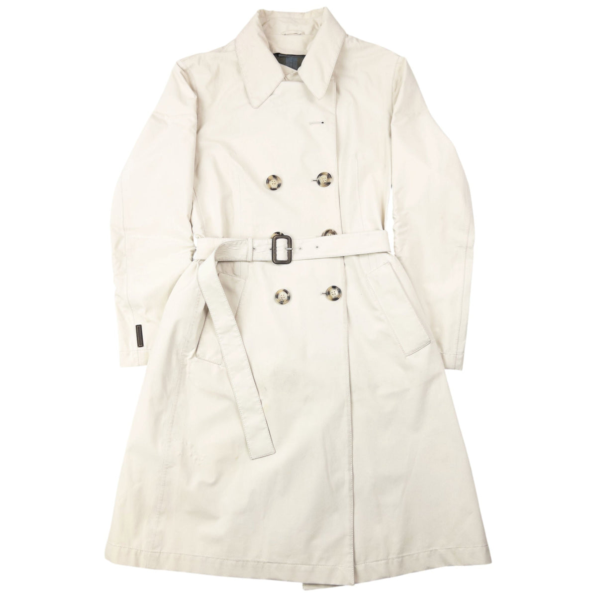 Vintage 2007 Prada Sport Goretex Belt Waist Trench Jacket Womens 