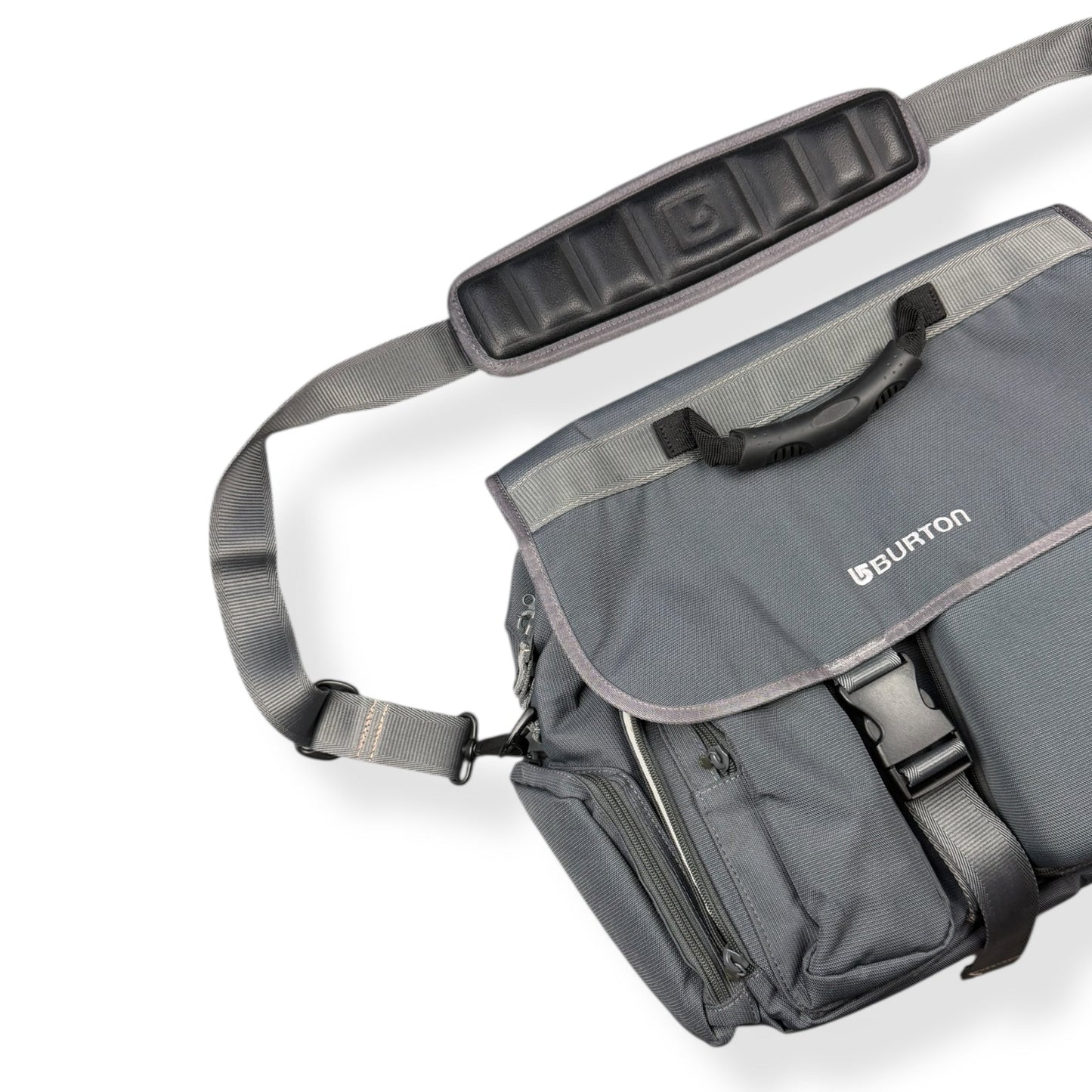 2000's Burton Analog Softshell Messenger Bag | O/S, Grey