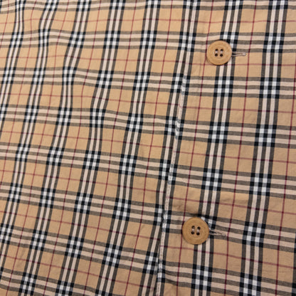 Vintage Burberry Nova Check Long Sleeve Button Up Pyjama Shirt Size M