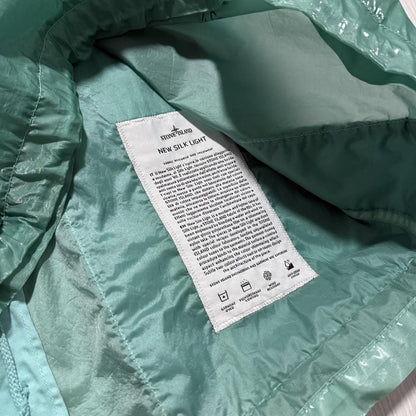 Stone Island Supreme Glazed New Silk Jacket | Large, Green