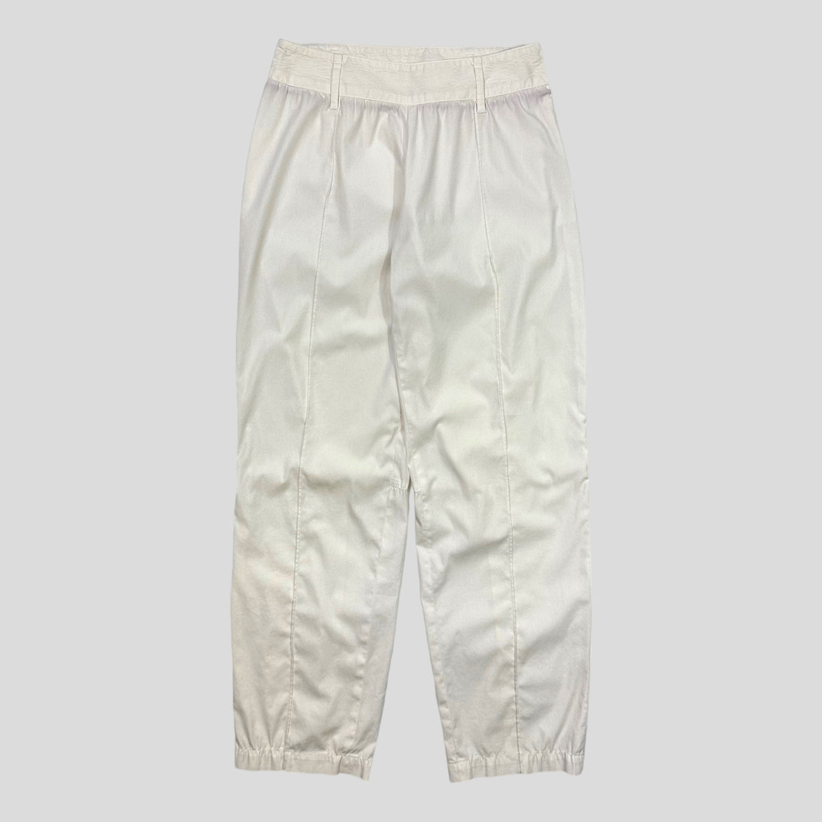 Prada Sport 00’s Linen Ponte Trousers - UK6-8 | O/S, White
