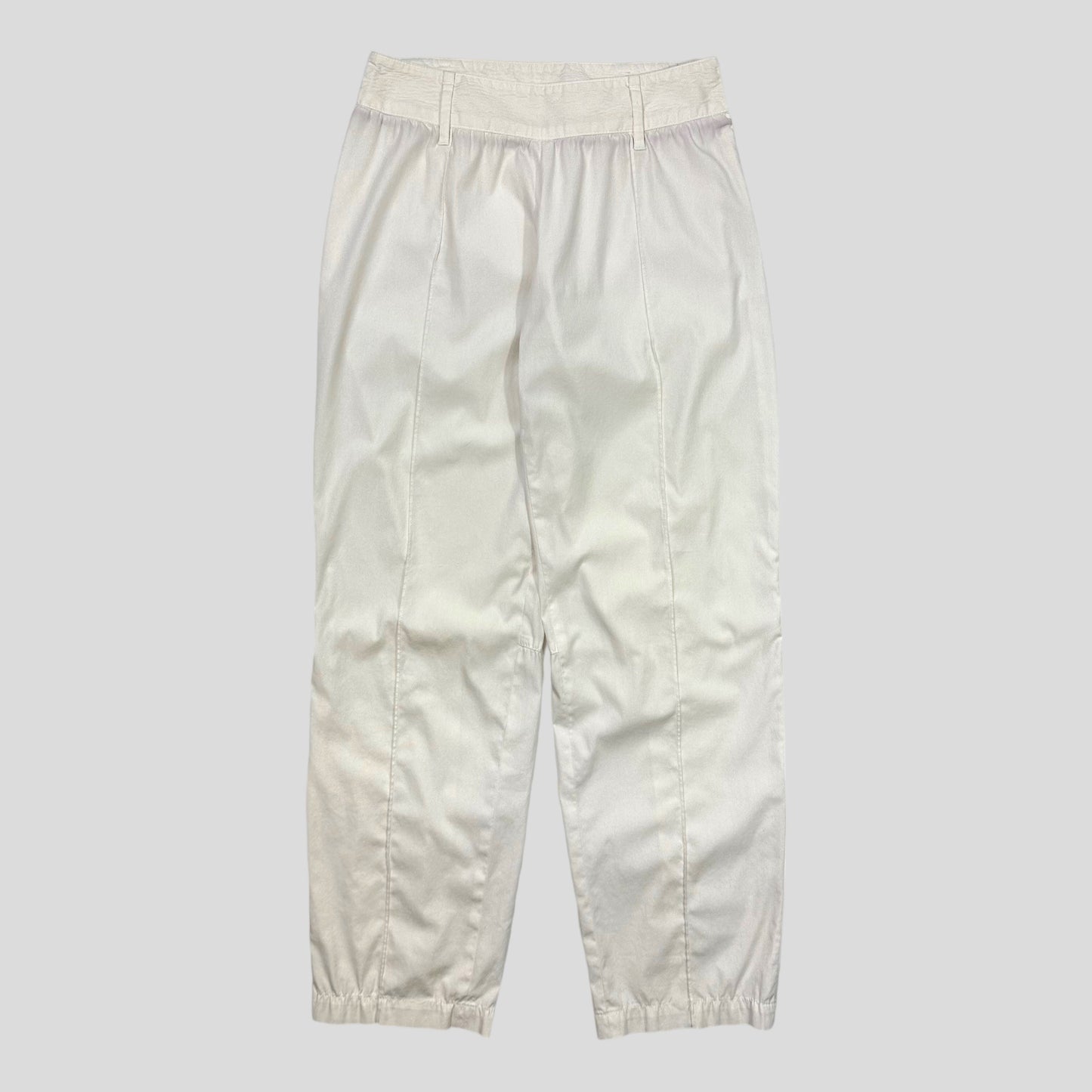 Prada Sport 00’s Linen Ponte Trousers - UK6-8 | Default Title, White