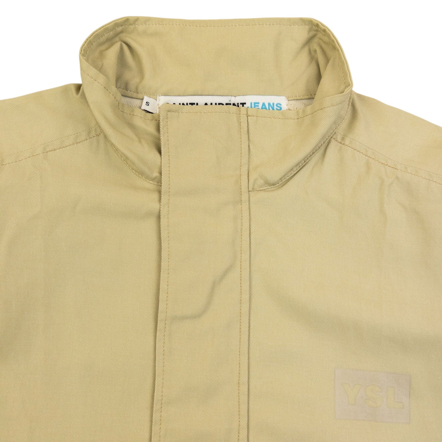 Vintage 2000s YSL Yves Saint Laurent Zip Up Jacket Size S | Small, Cream