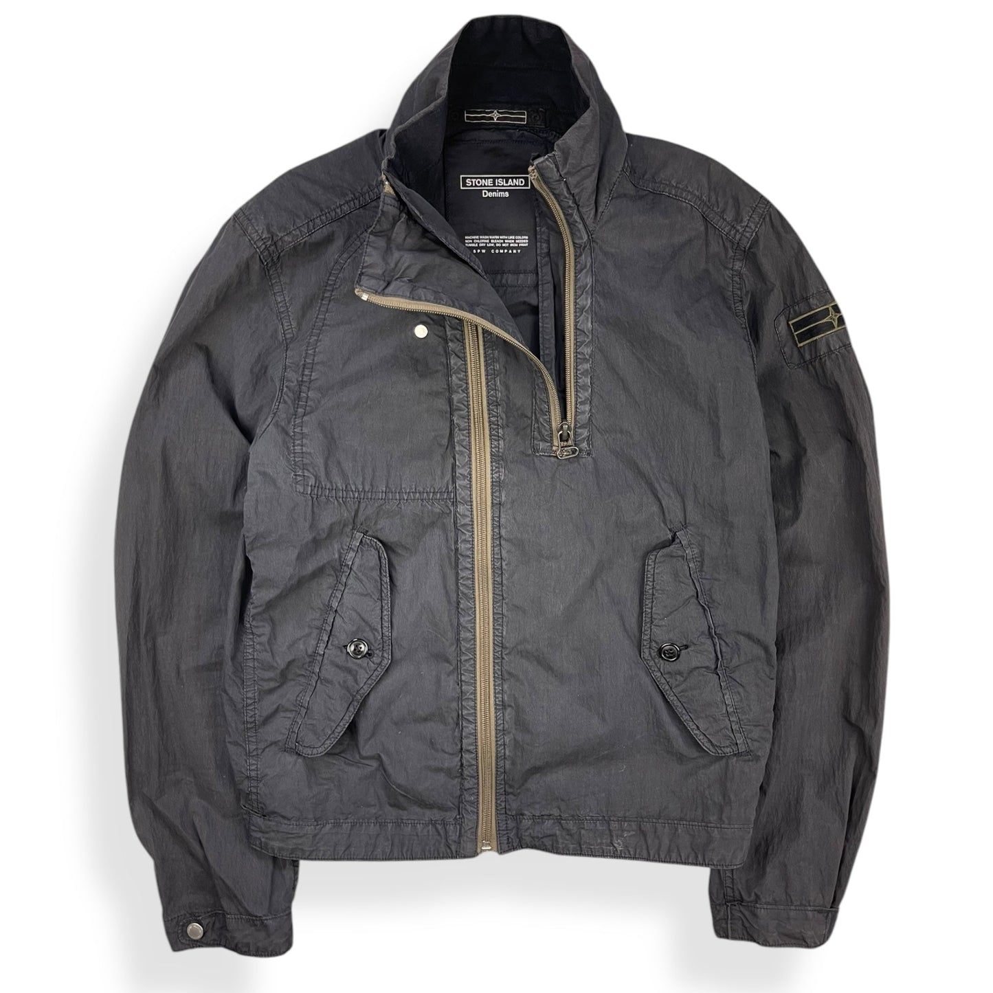 SS2009 Stone Island Denims Dual Zip Jacket (M) | Default Title, Navy