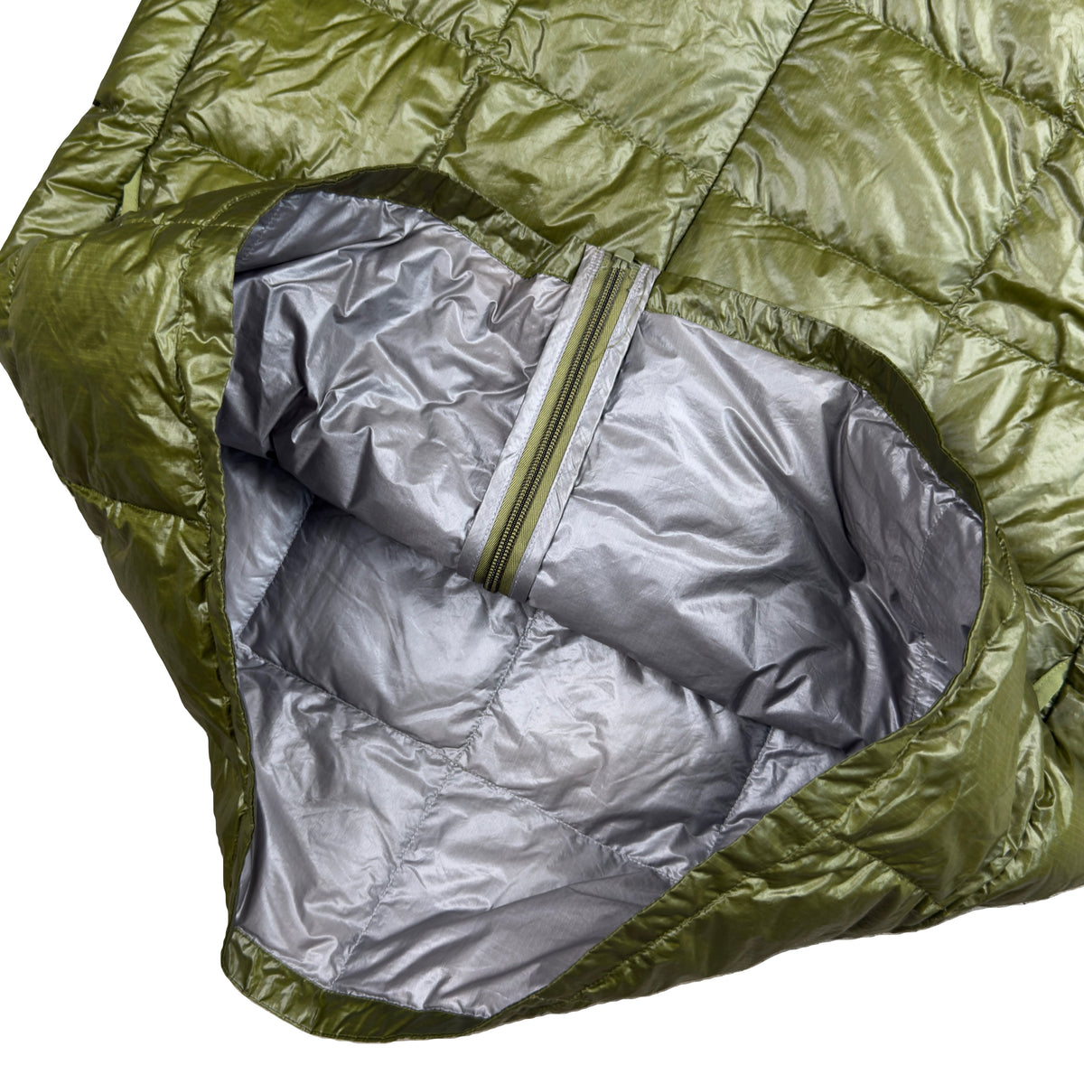 Montbell Superior Down Parka Puffer Jacket In Khaki Green (XL) | XL, Green