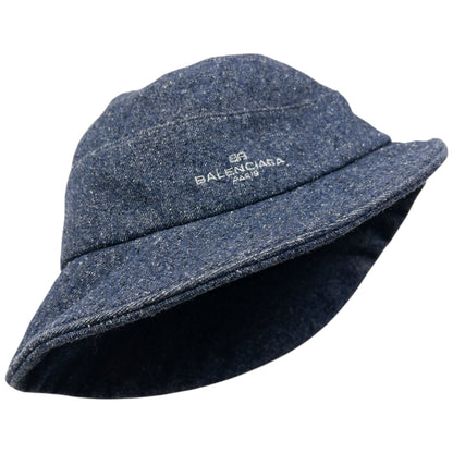 Vintage 90s Balenciaga Paris Asymmetric Bucket Hat