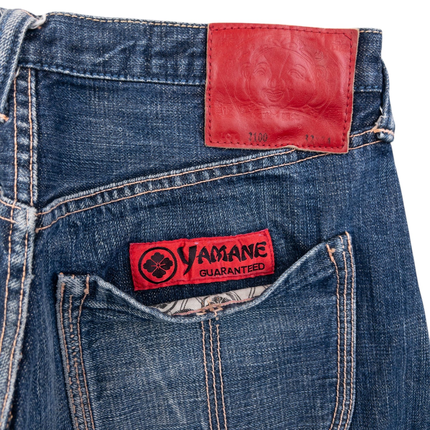 Vintage 90s Evisu Yamane Embroidered Gull Japanese Denim Jeans Size W29 | W29, Multicoloured
