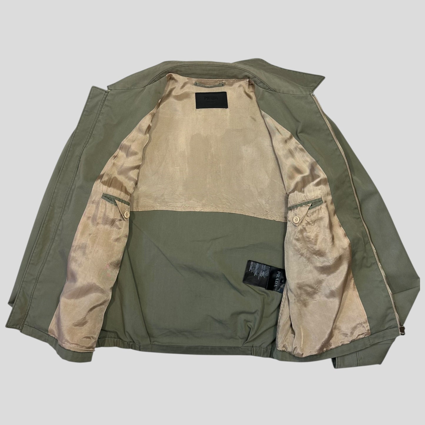 Prada Milano 2015 Pale Green Boxy Work Jacket - IT50 | Default Title, Multicoloured