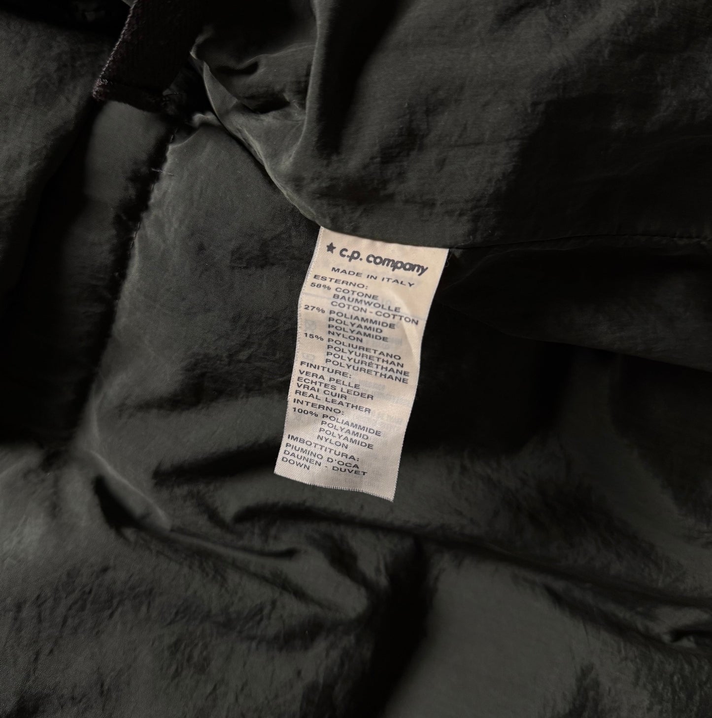 CP Company Piuma D’Oca Jacket - ideas from Massimo Osti (AW1991)