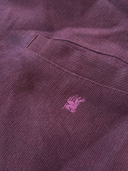 Buberry 2000's Wool Zip Up Nova Collar Harrington Jacket XL